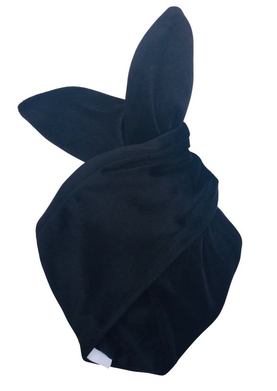 Black Soft Velvet Wired Hairband