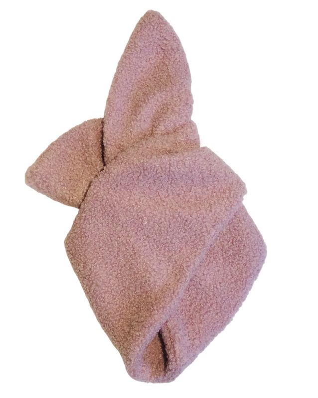 Pink Sherpa Fleece Wired Hairband
