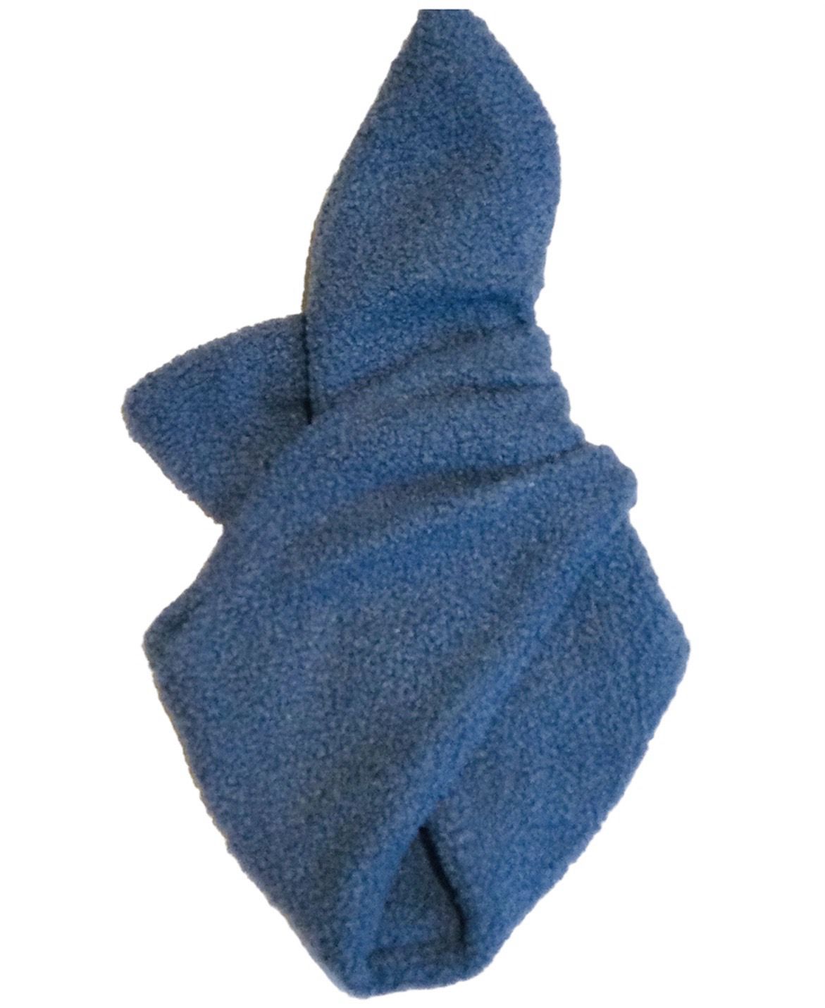 Blue Sherpa Fleece Wired Hairband