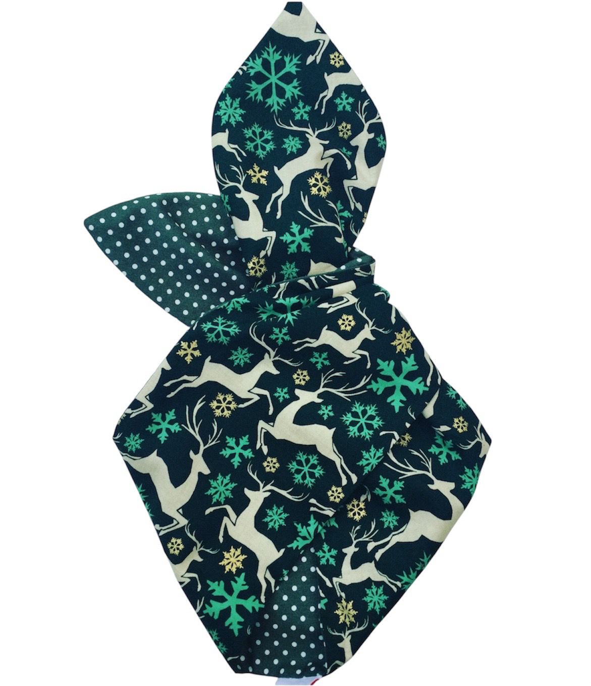 Forest Green Deer Wired Hairband