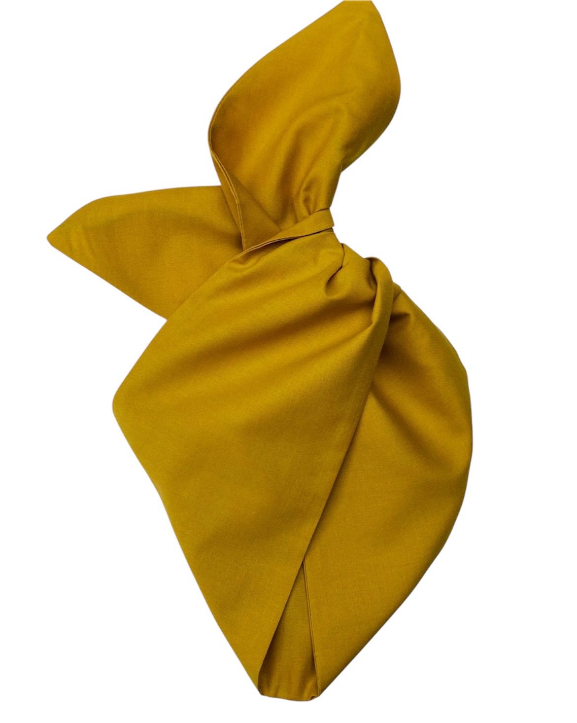 Mustard Plain Wired Hairband