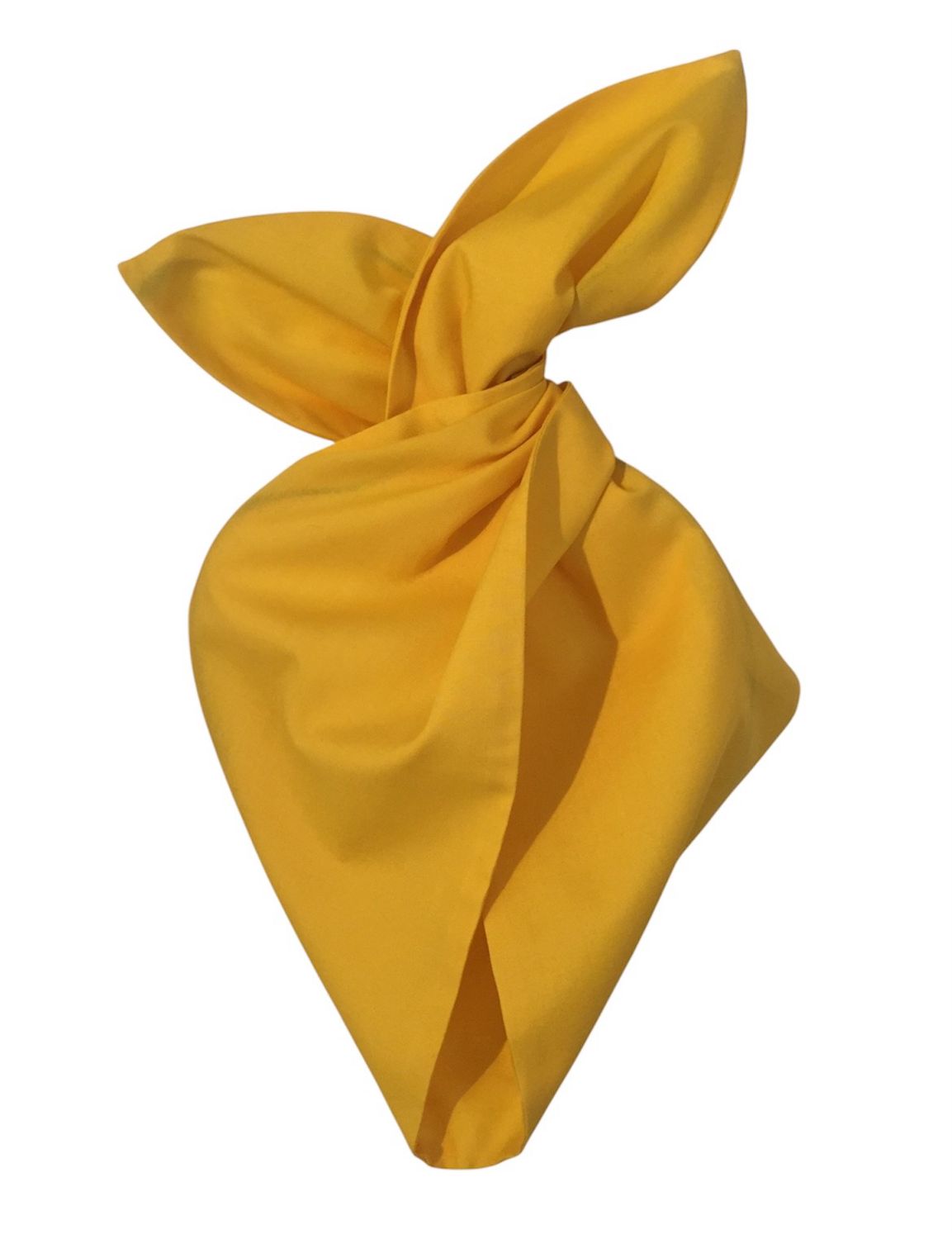 Plain yellow hairband