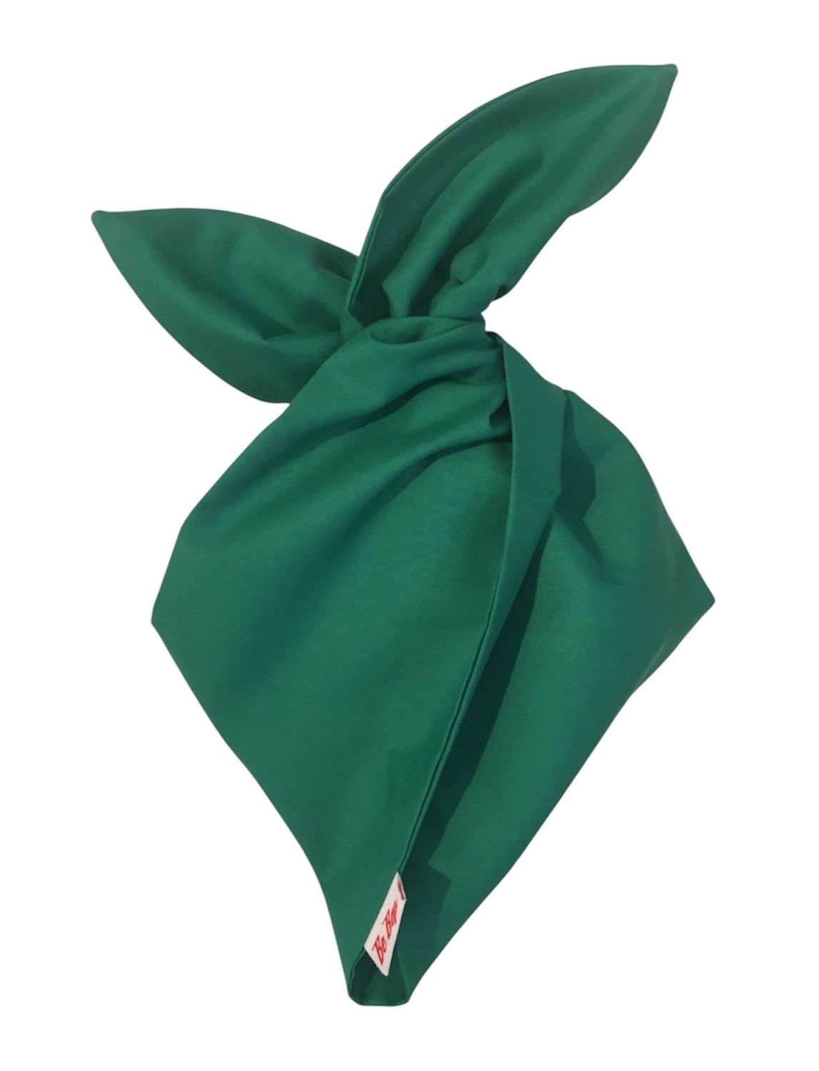 Plain green hairband