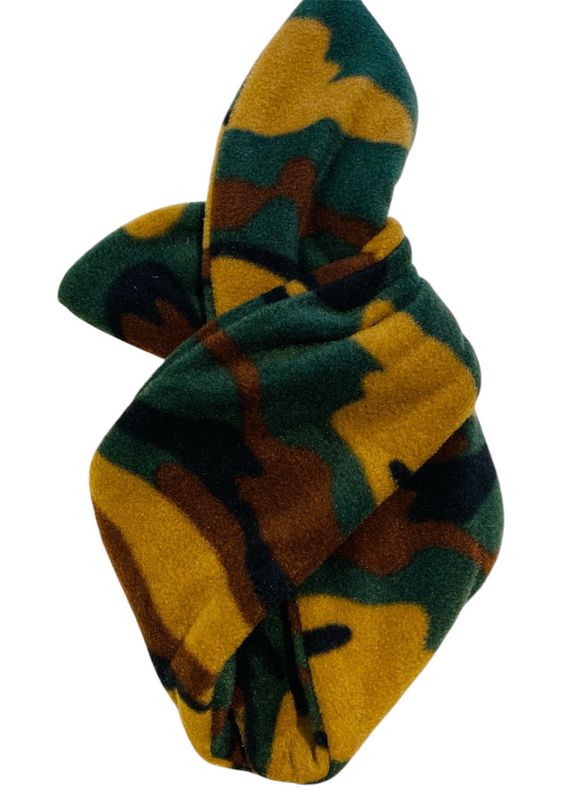 Camo Fleece Wired Hairband