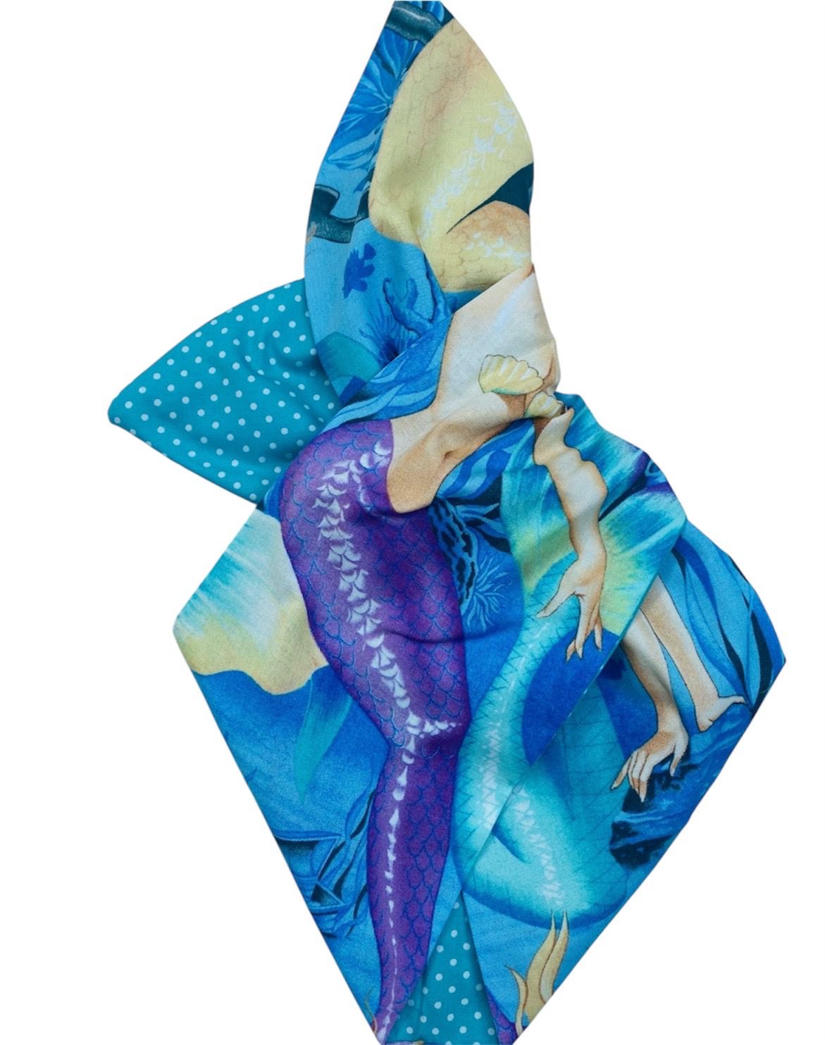 Sirens Of The Sea Blue Wired Hairband