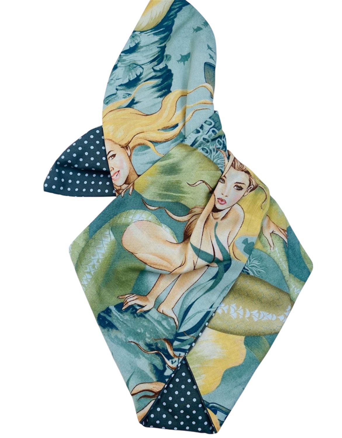 Sirens Of The Sea In Khaki Wired Hairband Sirens Of The Sea In Khaki Wired Hairband