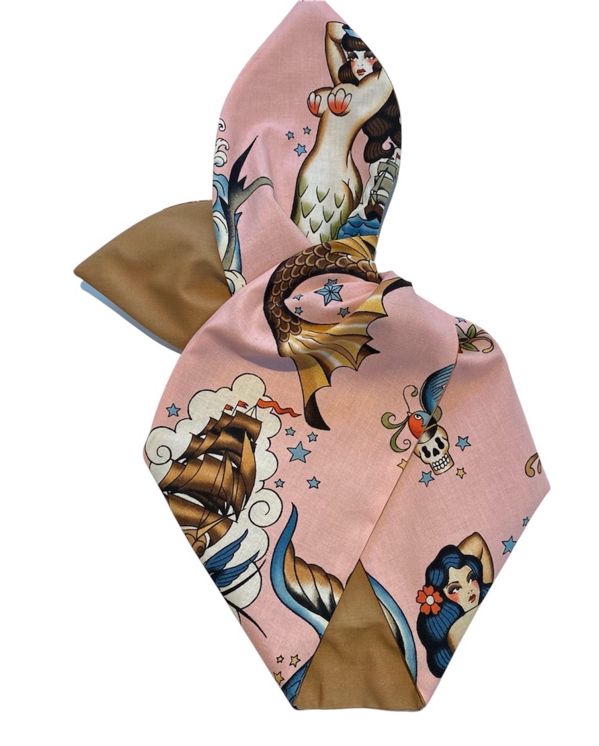 Forget Me Knot Pink Sea Themed Wired Hairband
