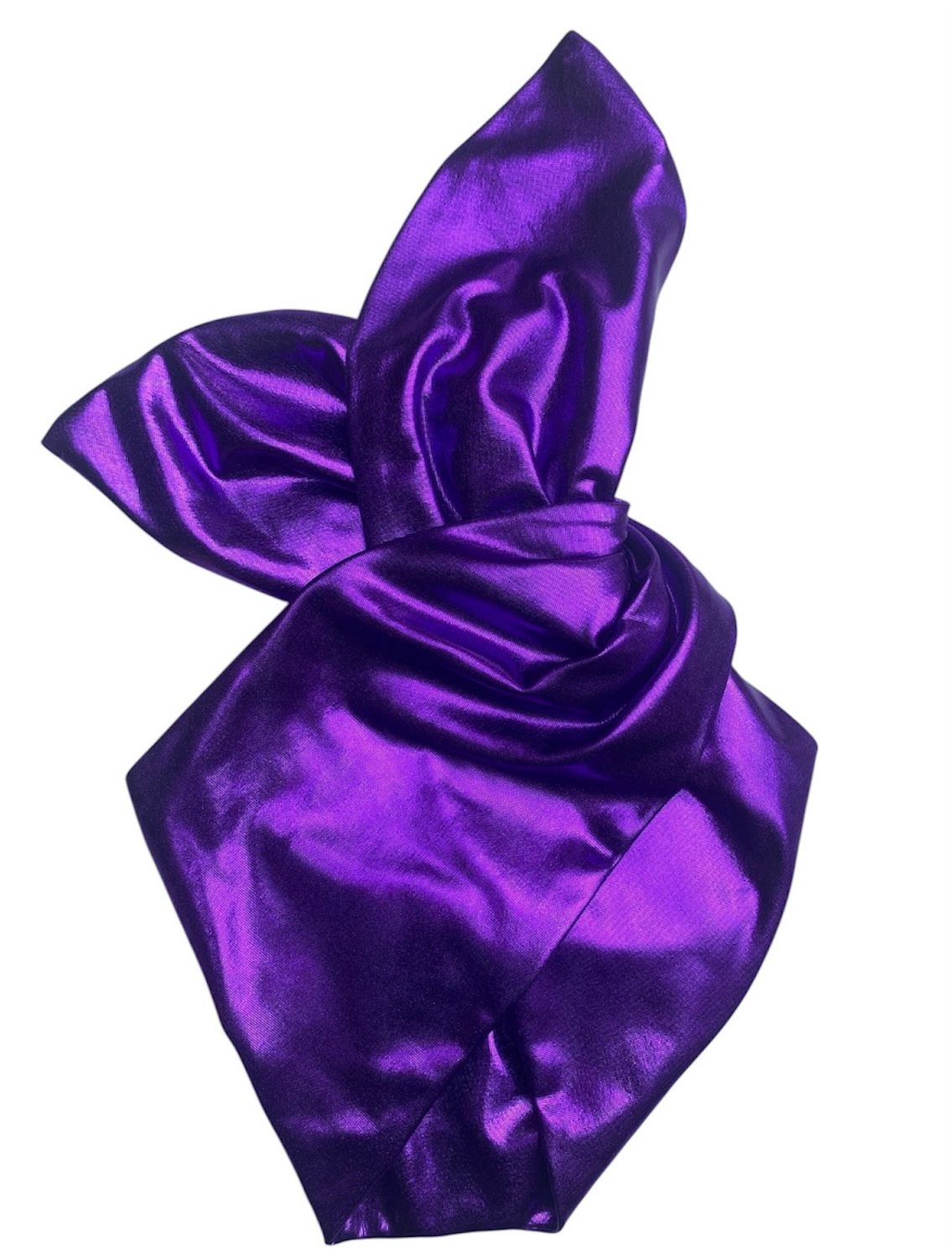 Purple Metallic Wired Hairband