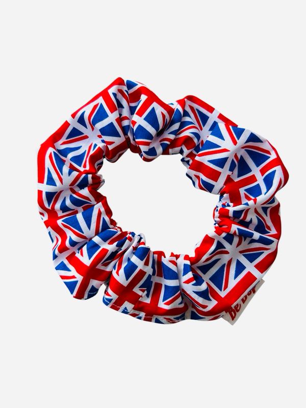 Union Jack Scrunchie