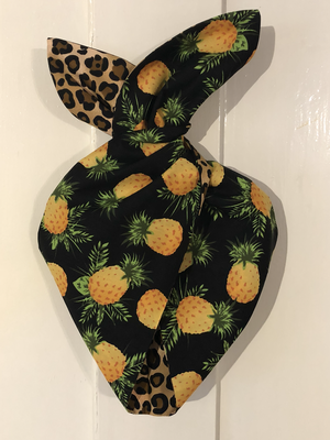 Pineapple and Leo wired hairband