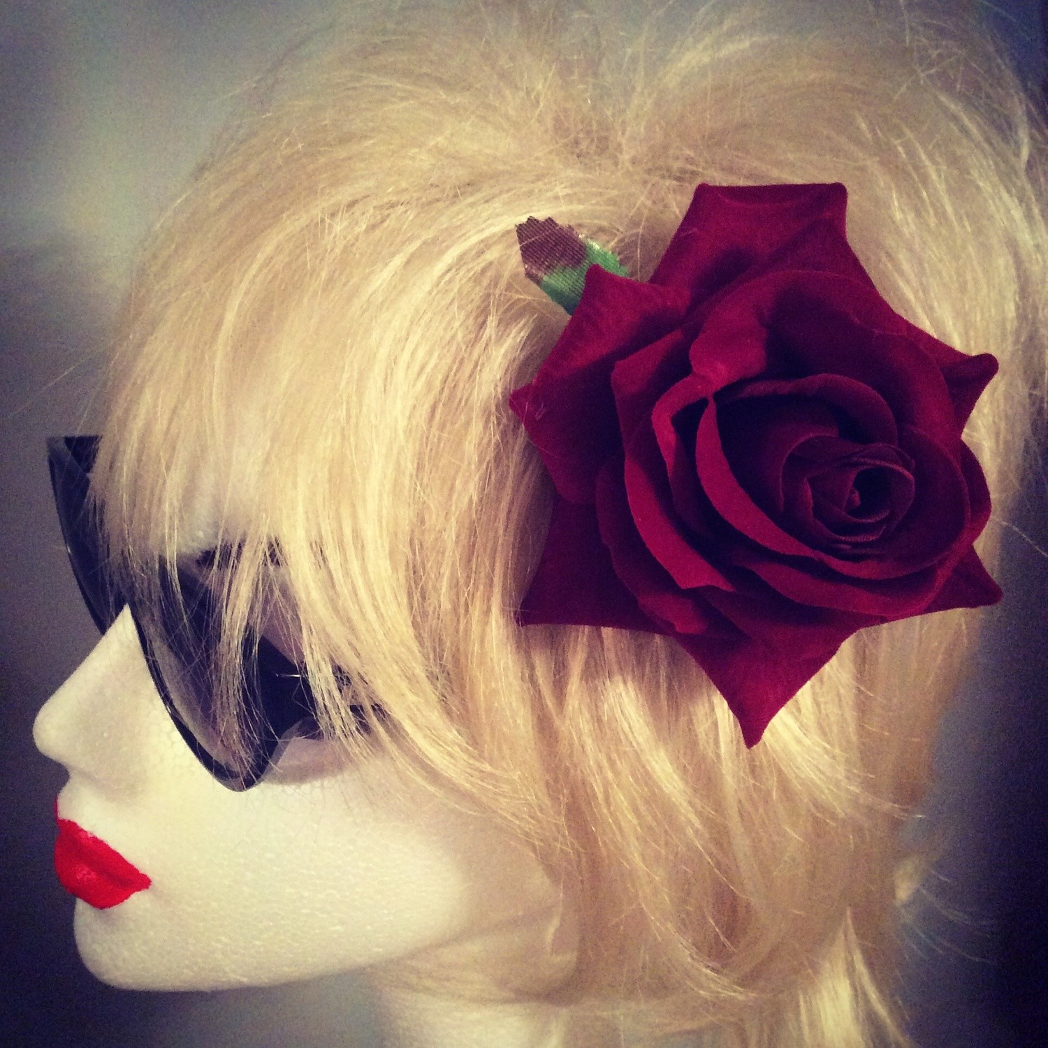 Wine rose hairflower.