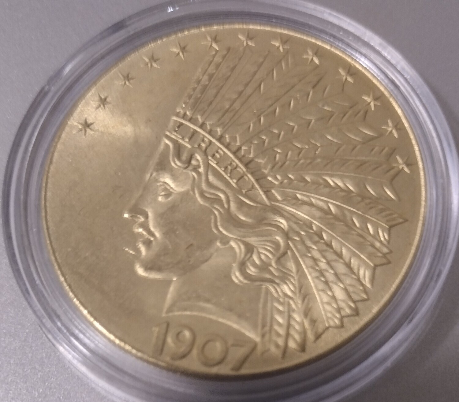 Native American Indian gold  1907