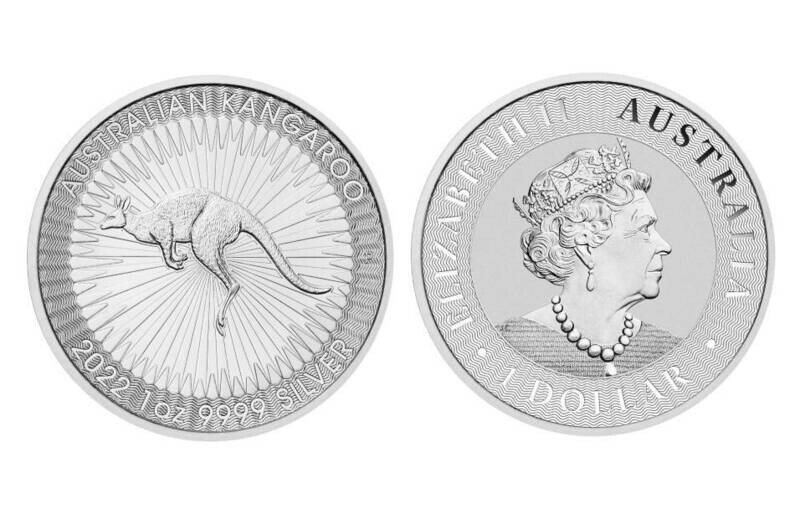 2022 Australia $1 1-oz Silver Kangaroo BU