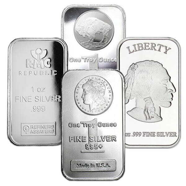 1 Oz Silver Bullion Bars as an Investment. 3 Bars