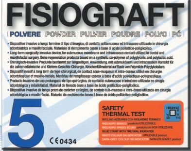 5 Vials FisioGraft Bone Graft Material / Powder (1 Box)