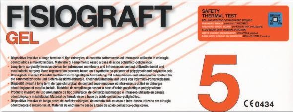 5 Syringes FisioGraft Bone Graft Material / Gel (1 Box)