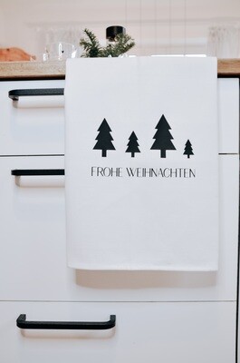 GESCHIRRTUCH "FROHE WEIHNACHTEN"