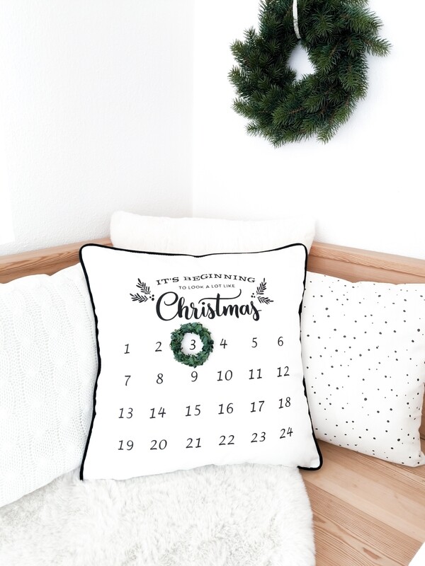 ADVENTSKALENDER Samt Kissenhülle