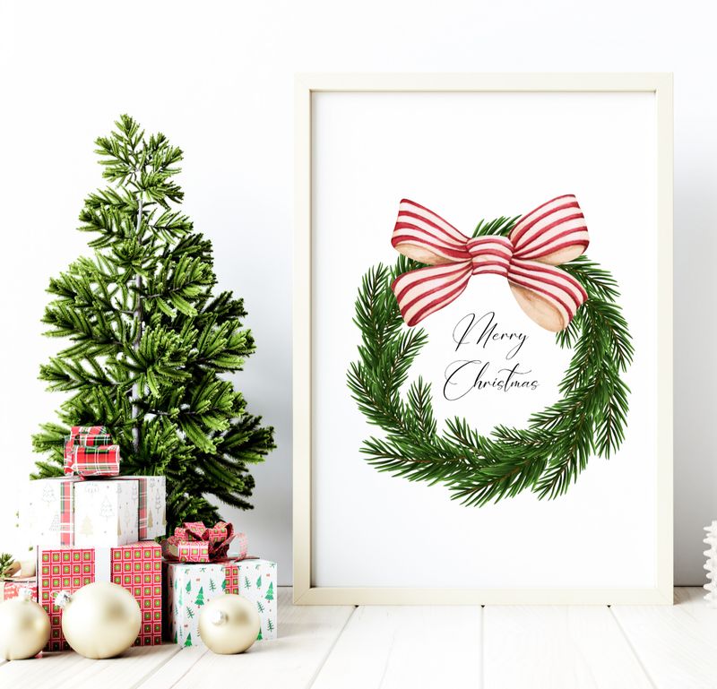 POSTER Merry Christmas | Kranz