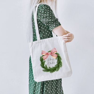 TASCHE DELUXE "MERRY CHRISTMAS KRANZ"