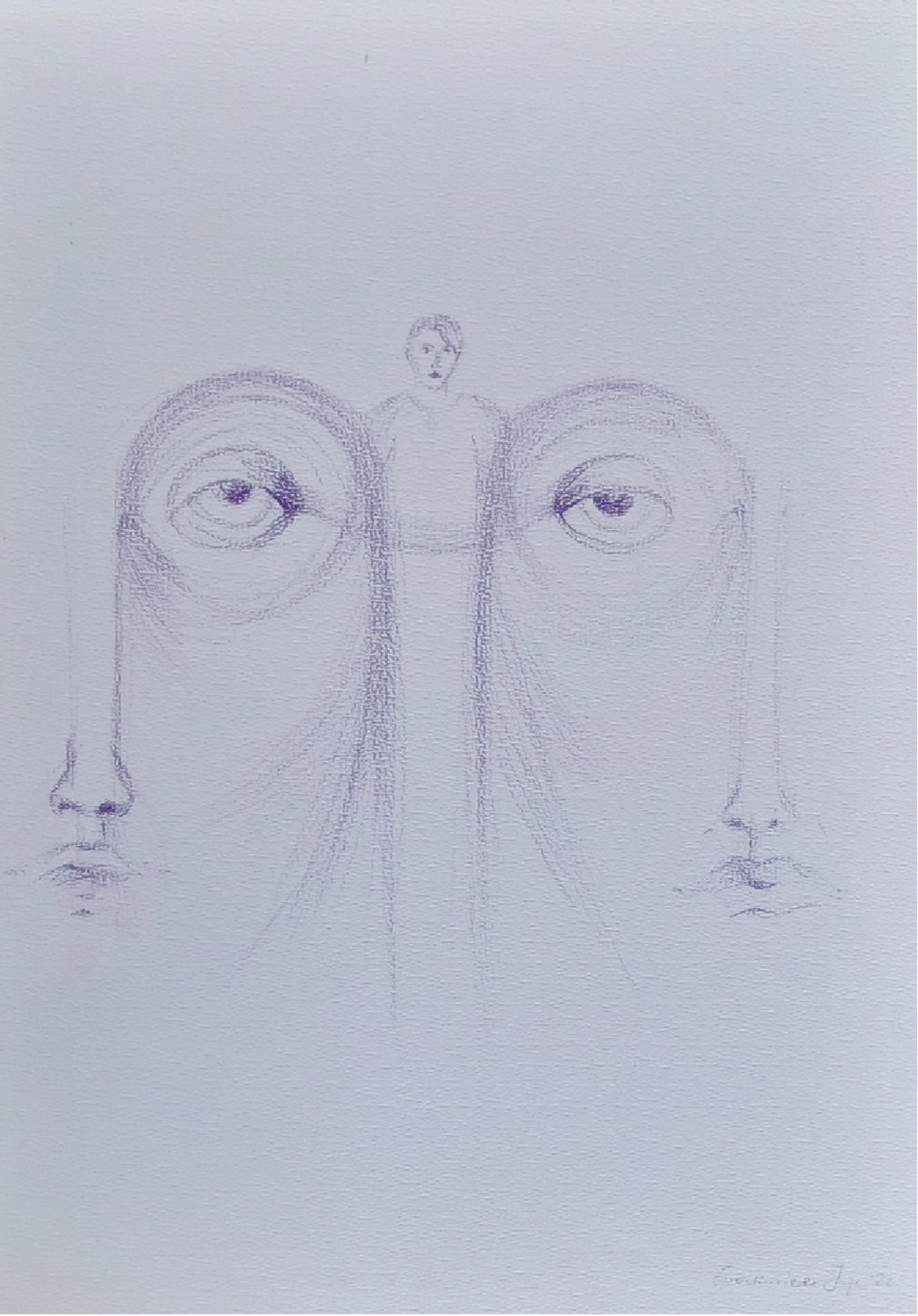 "Angel & Two energies"