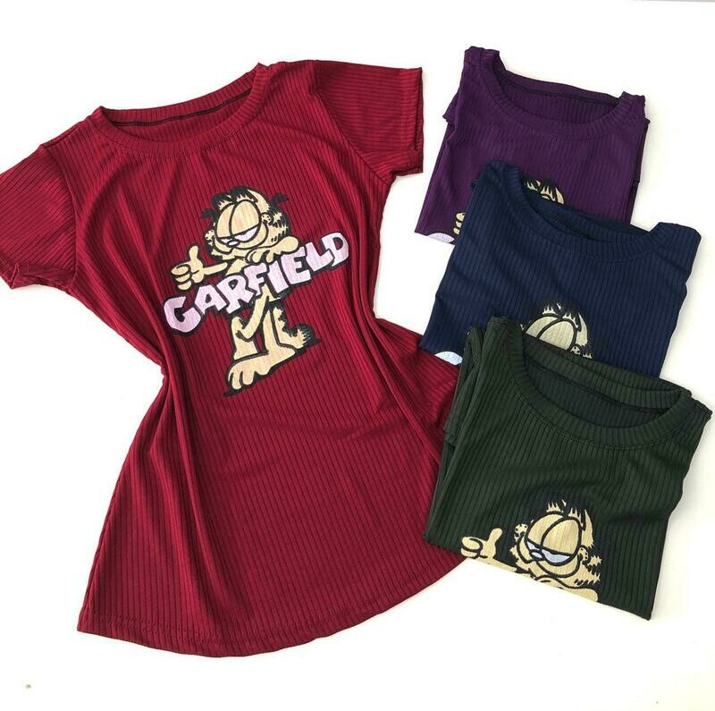 Remera Diseño Garfield