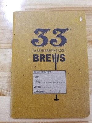 33 Brews Beer Log Book