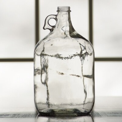 1 gallon glass  jug w/handle