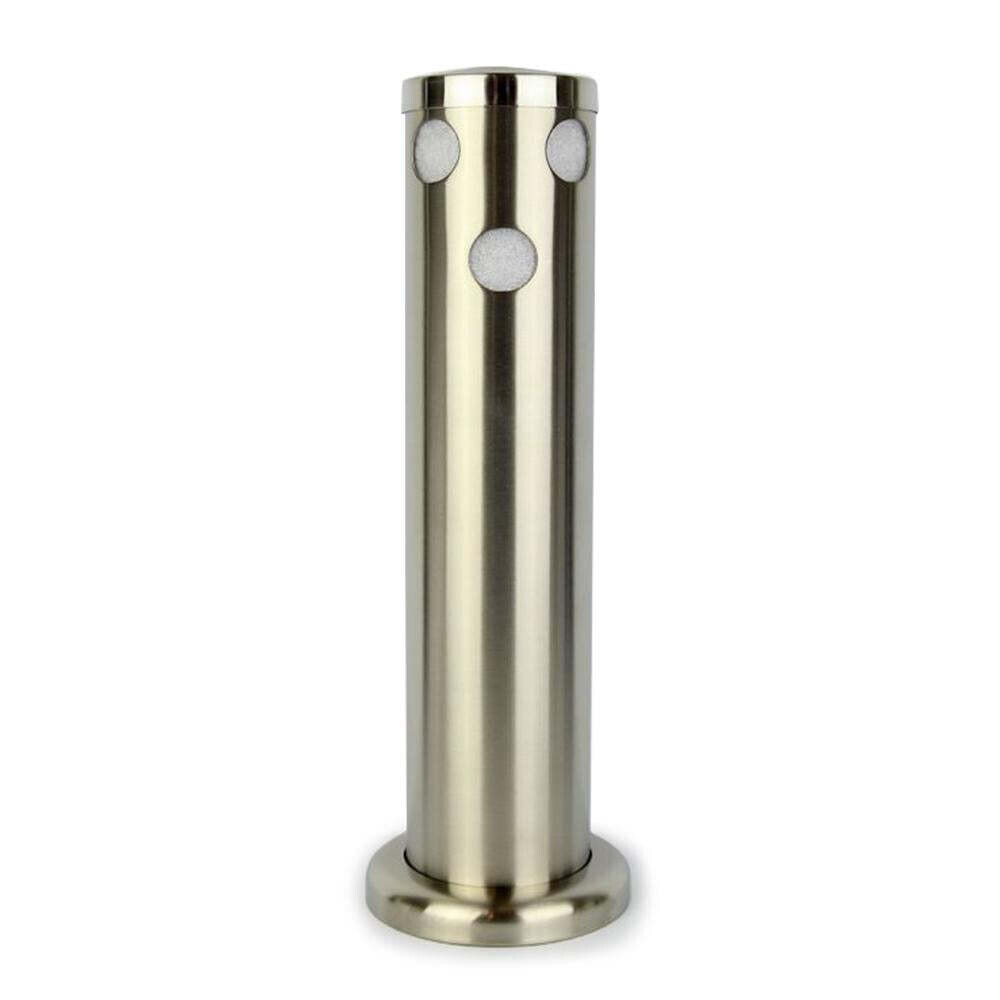 Triple Tap Tower Brushed Stainless