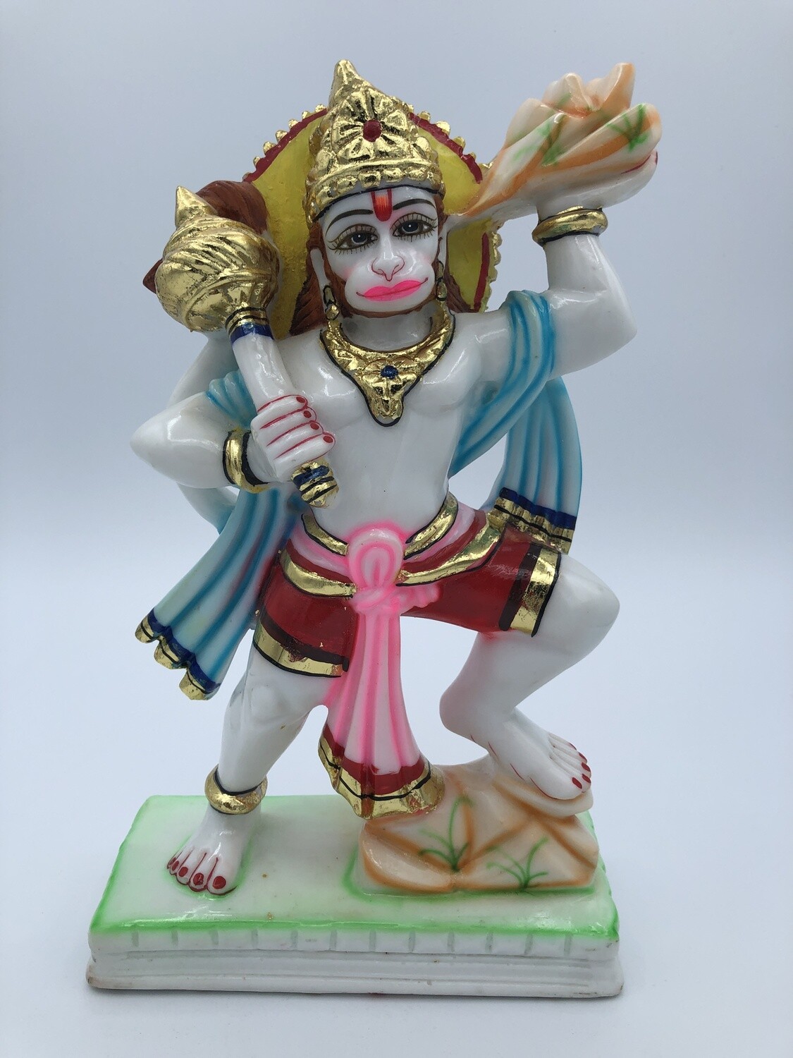 Hanuman Pahad Gold Emboss-12"