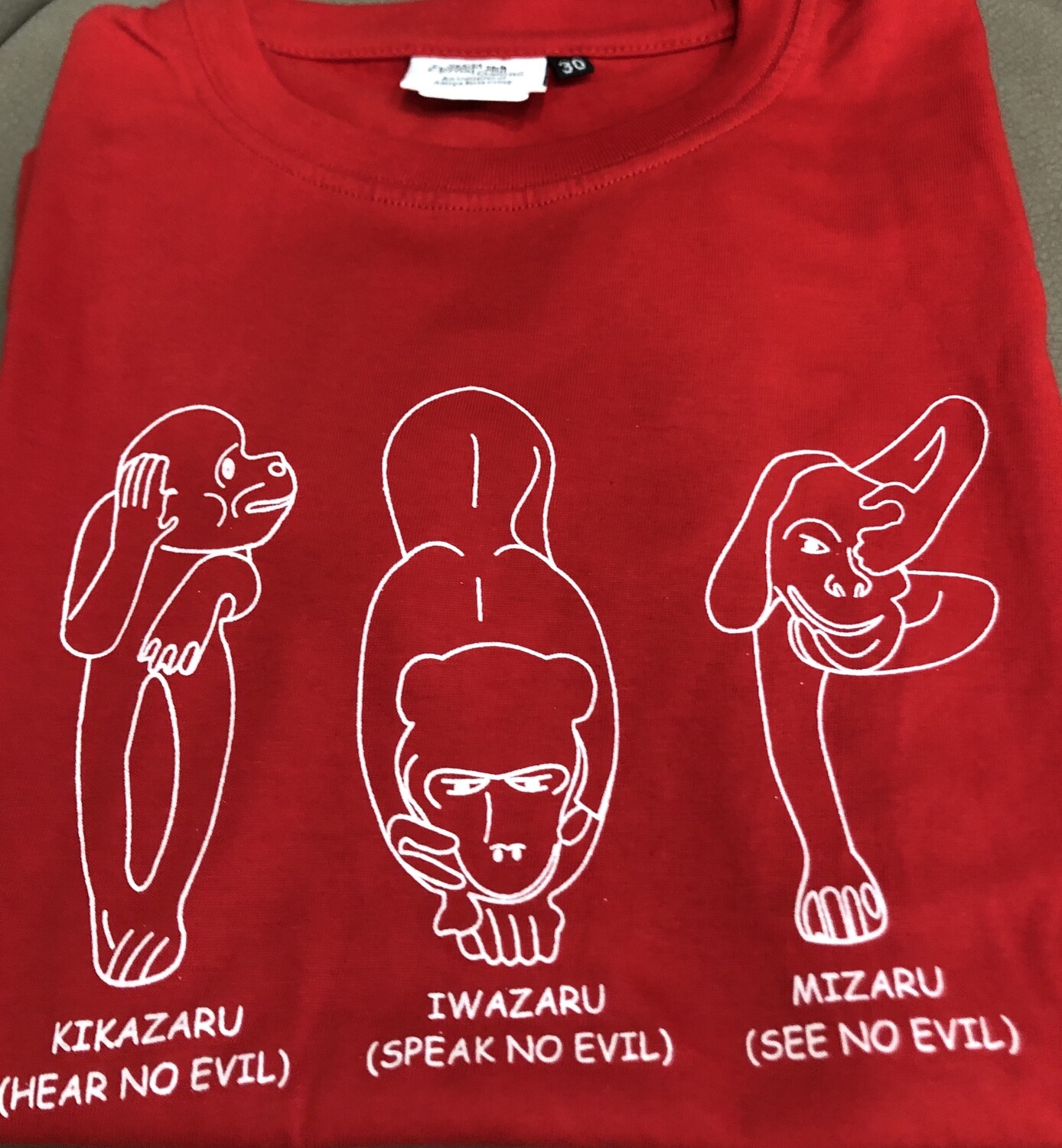 T-Shirt Wise Monkeys Size 34