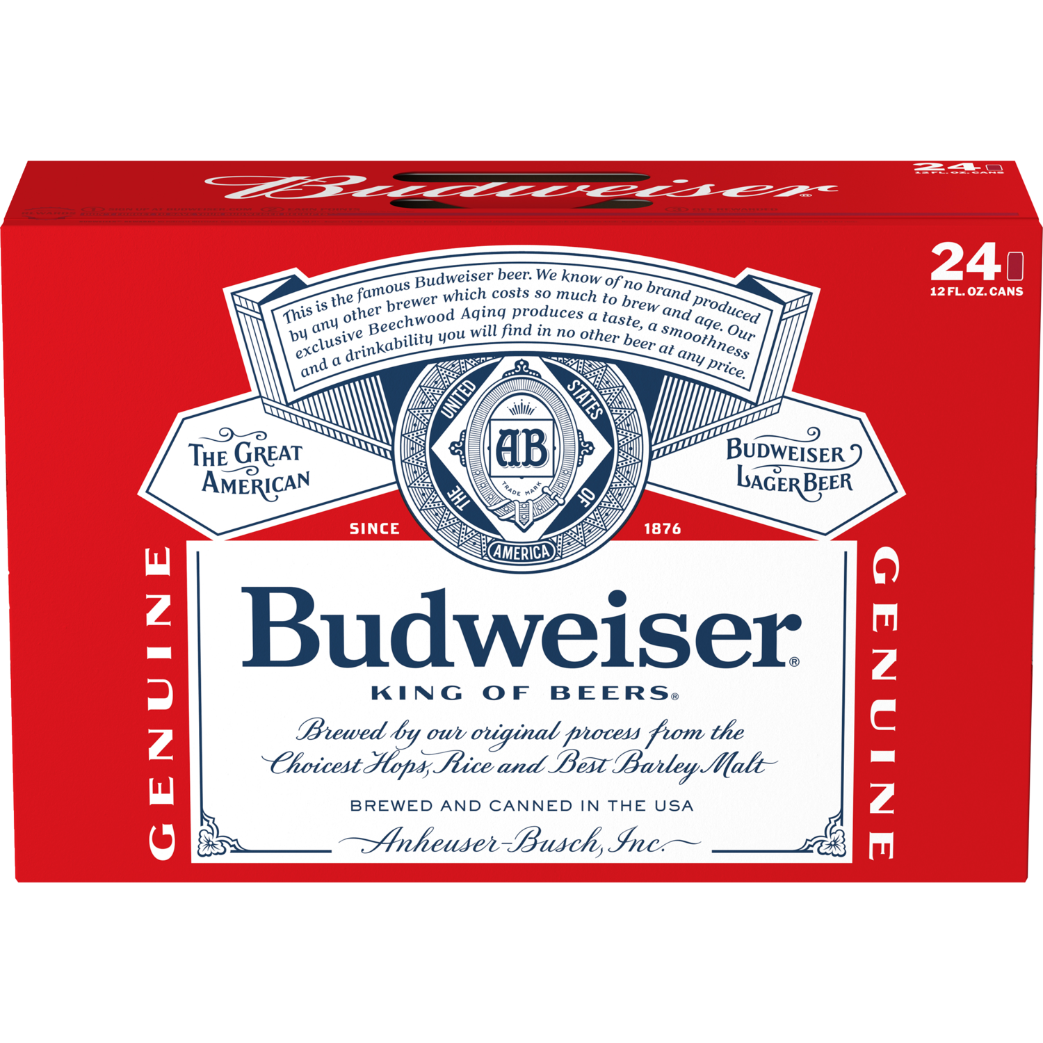 Bud 24pk can
