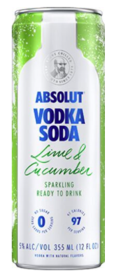 Absolut Lime & Cucumber Single