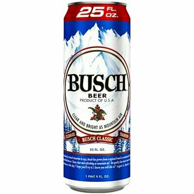 Busch 25oz can