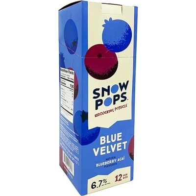 Snow Pops Blue Velvet 100mL 12pk
