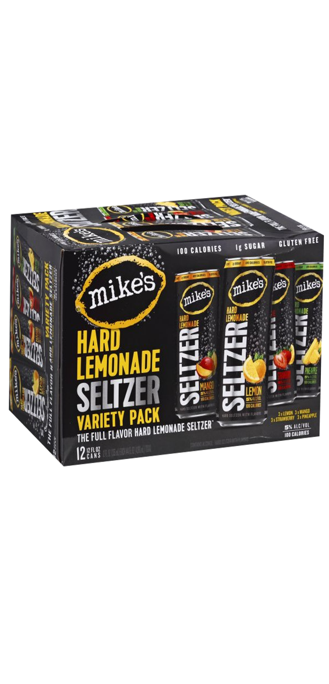 Mikes Seltzer Lemonade 12pk can