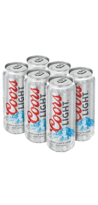 Coors Lt 6pk can