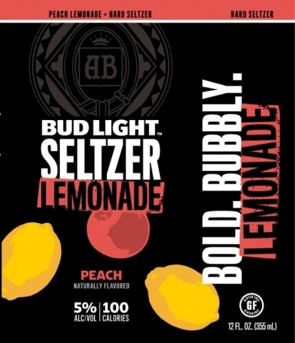 Bud Lt Seltzer Peach Lemonade 12oz can single
