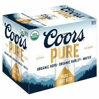 Coors Pure 12pk can