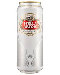Stella Artois 25oz can