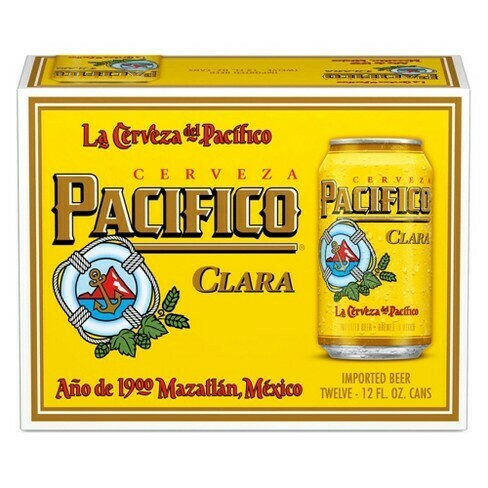 Pacifico 12pk can
