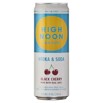 High Noon Black Cherry 355mL can