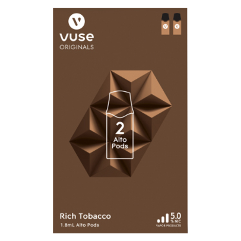 Vuse Alto Rich Tobacco Pod 5% 2ct