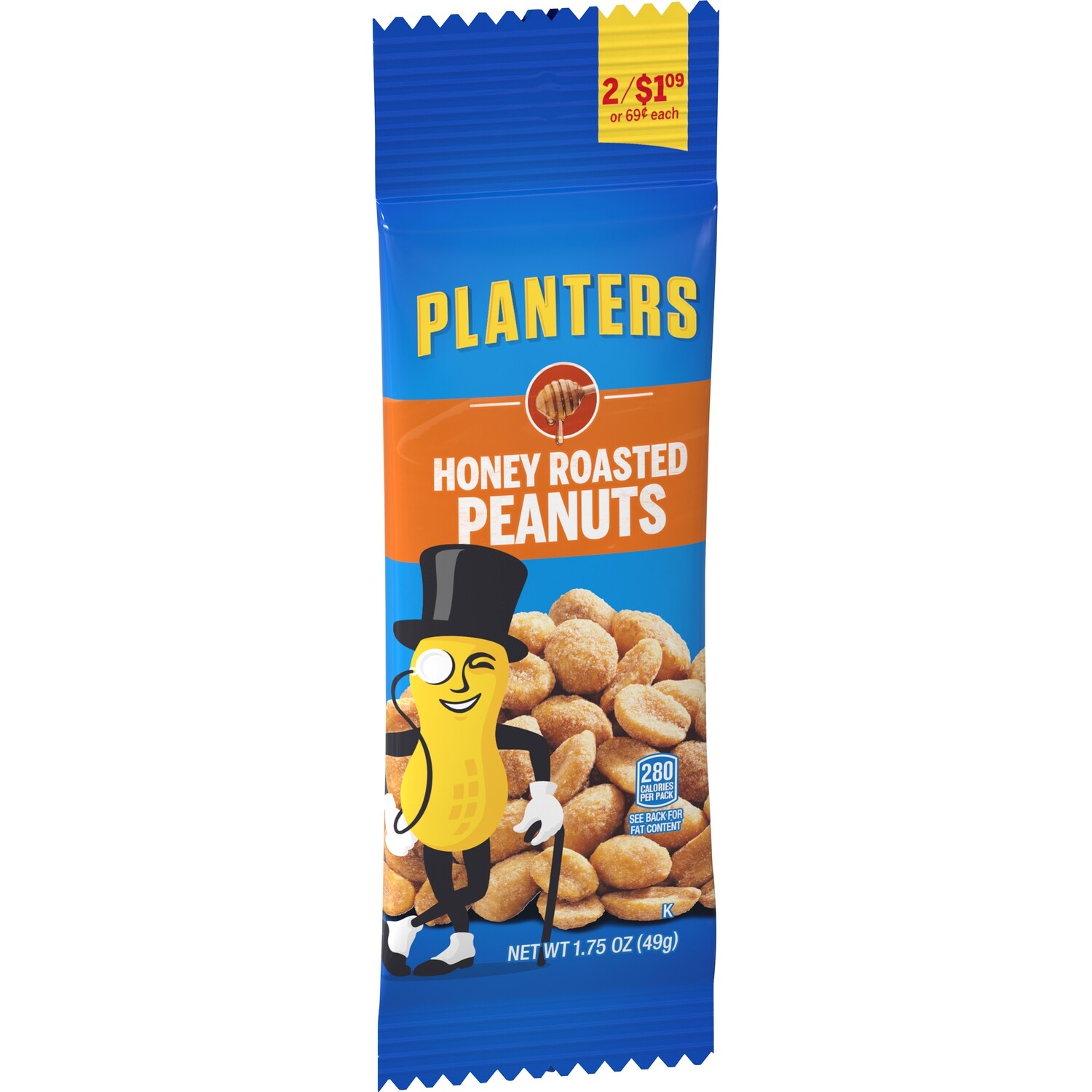 Planters Honey Roasted Peanuts 1.75oz bag