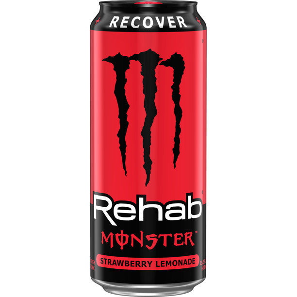 Monster Rehab Strawberry Lemonade 15oz can