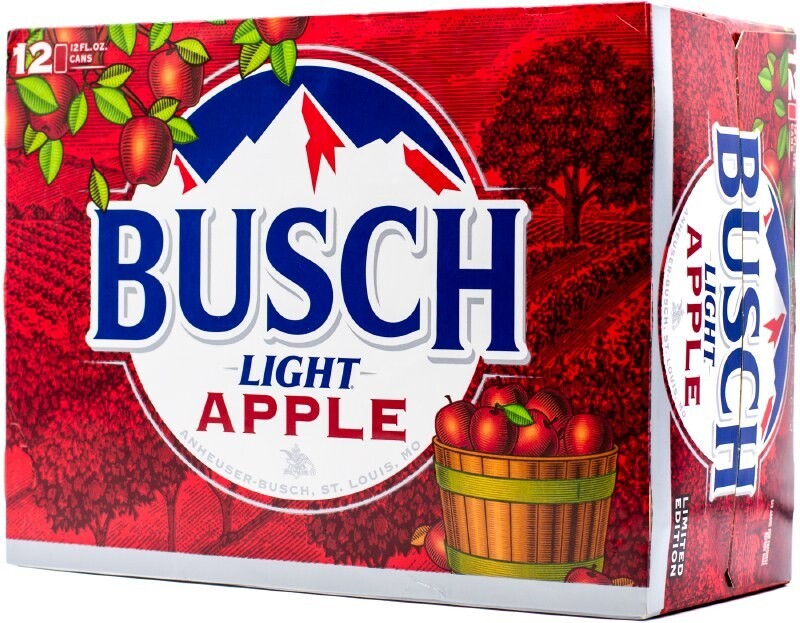 Busch Lt Apple 12pk can