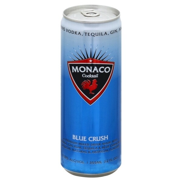 Monaco Blue Crush 12oz can