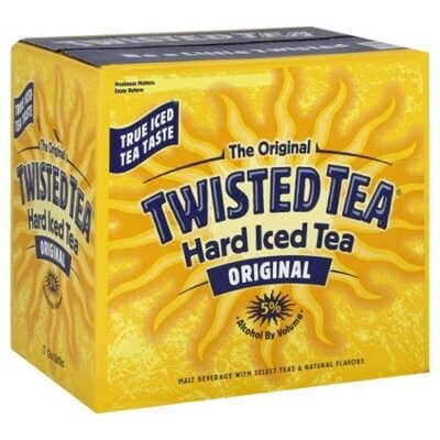 Twisted Tea 12pk can