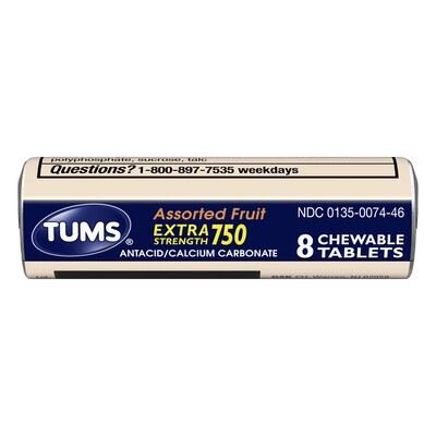 TUMS Antacid Extra Strength 8 count