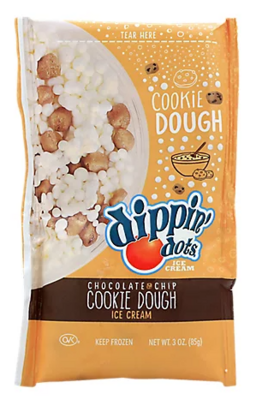 Dippin Dots Chocolate Chip Cookie Dough 3oz bag